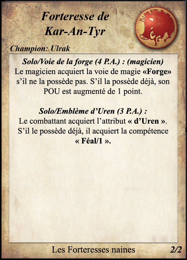Kar-An-Tyr (Forteresse de Vapeur)